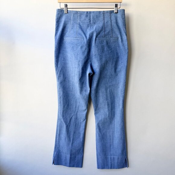 Veronica Beard Kean Crop Denim Pants, blue, Size 10 k54 - Picture 4 of 12